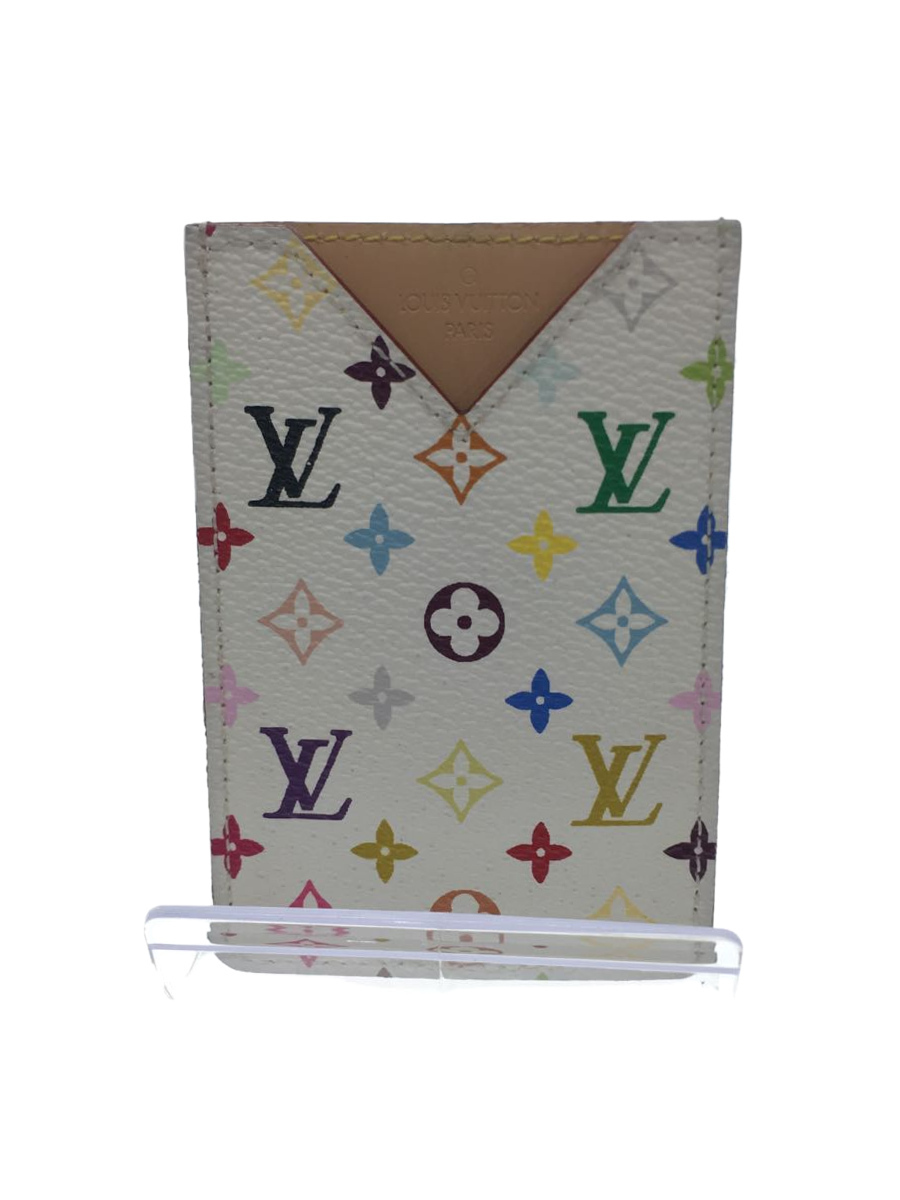 LOUIS VUITTON◇コンパクトミラー_モノグラムマルチカラー_ホワイト