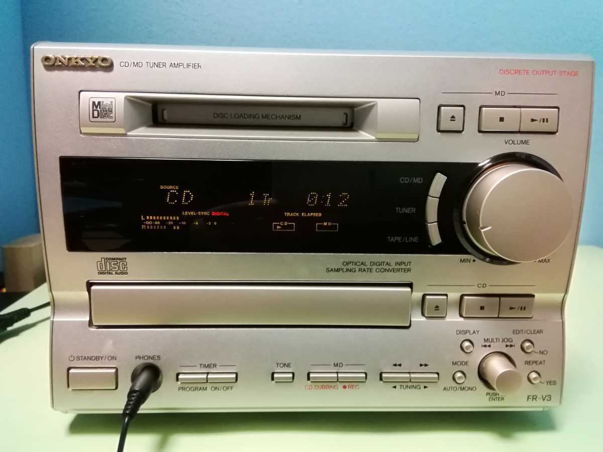 ONKYOオンキヨー CD/MDコンポ FR-V3②[1993018939A] ONKYO オンキョー