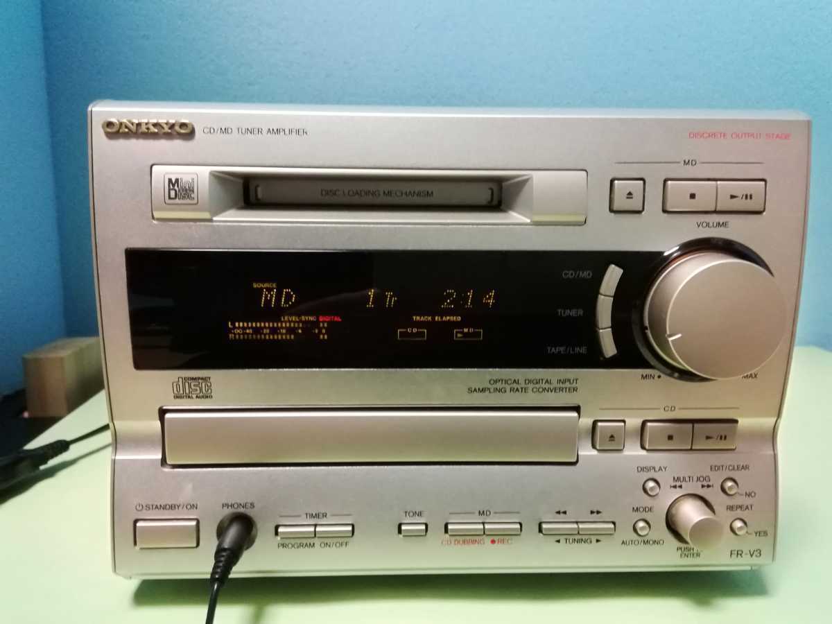 ONKYOオンキヨー CD/MDコンポ FR-V3②[1993018939A] ONKYO オンキョー