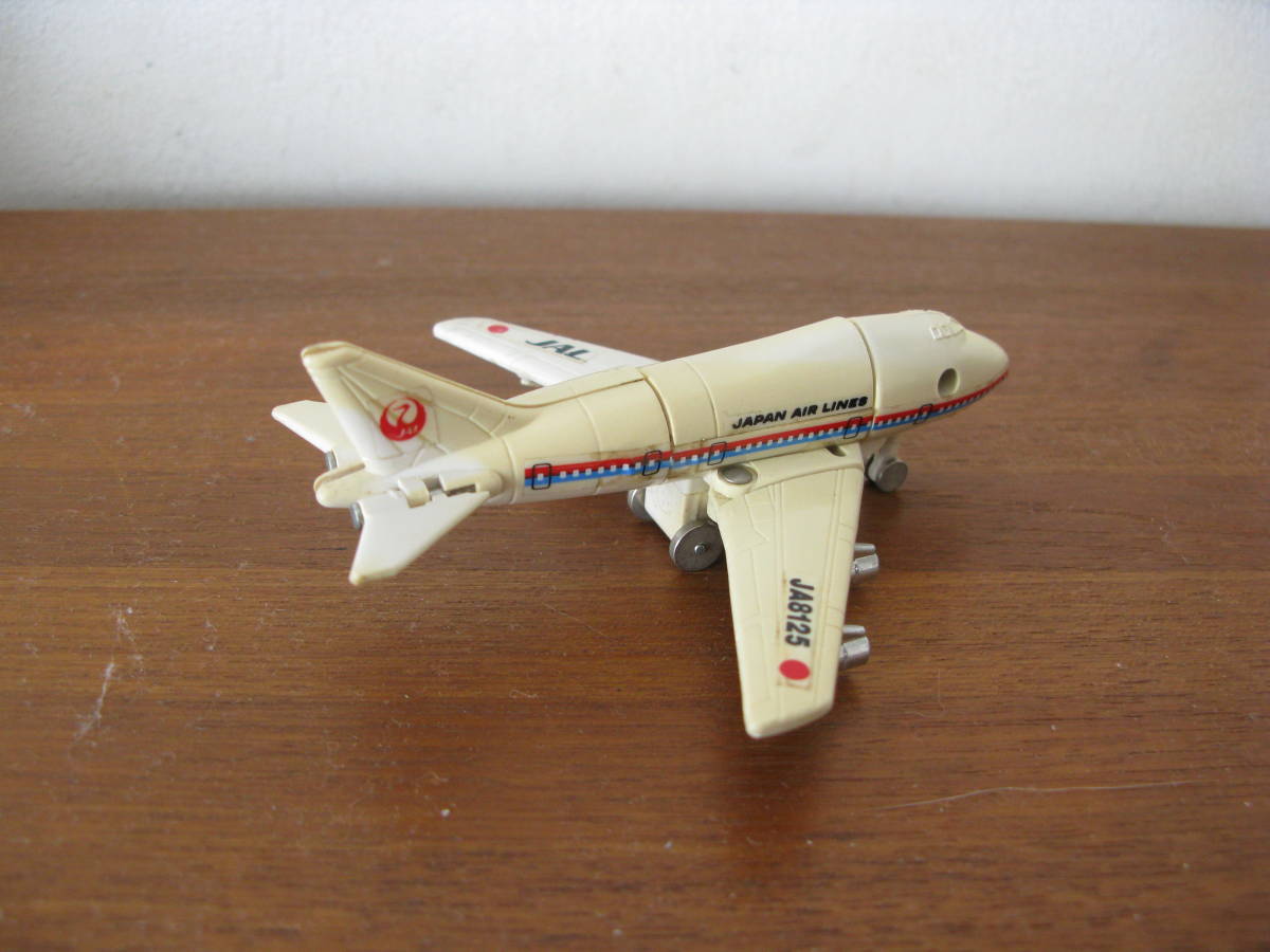 マシンロボ◇ジャンボジェットロボ MR-B747 バンダイ 1984 JAL◇非売品