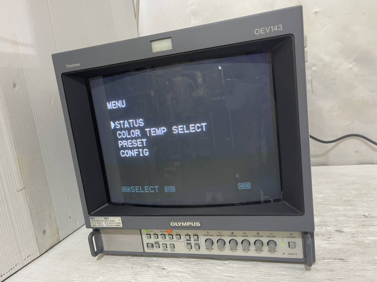 OLYMPUS OEV 143 ブラウン管 カラービデオモニター Olympus OEV143 Color Video Monitor Video CRT Retro Gaming