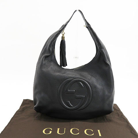  1円 GUCCI グッチ 282304 ソーホー ショルダーバッグ ブラック系 240001622472(その他)｜売買されたオークション情報、yahooの商品情報をアーカイブ公開 - オークファン かばん、バッグ