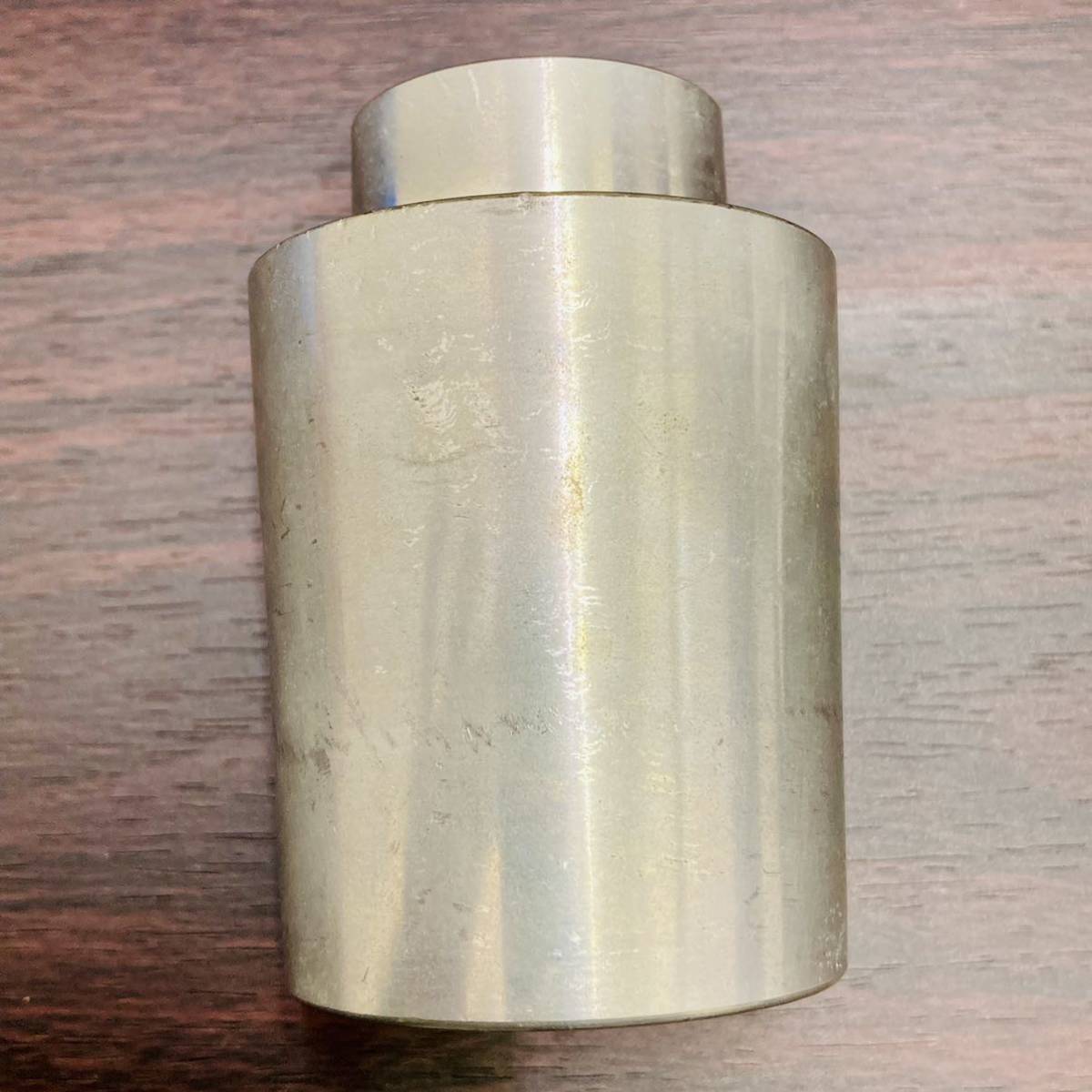 錫 錫製 英祥堂製 茶入 茶筒 茶壺 煎茶道具 茶道具 茶器 茶道具 在銘