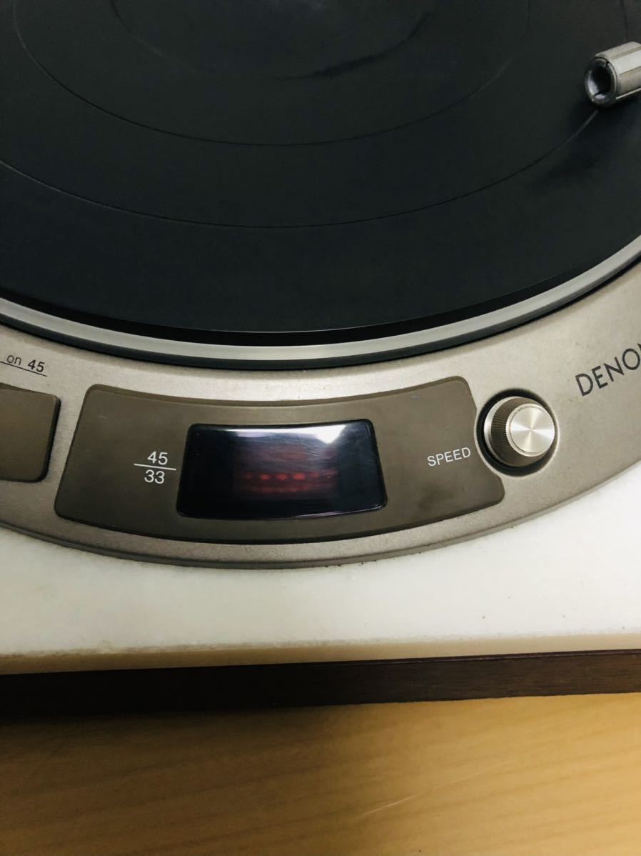 ジャンク扱い【DENON DP-1800 レコードプレーヤー】デノン 