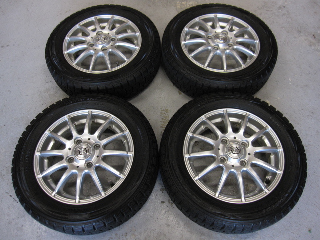 Weds 13X4J +45 100/4 ダンロップ WM01 155/65R13 SET