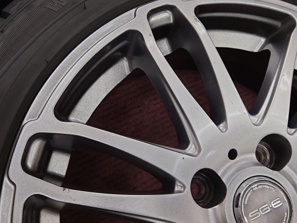 SG-E】三菱 アイ ☆4.5J×15 +45 5.5J×15 +42PCD100-4穴☆DUNLOP 145 