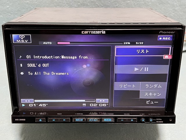 カロッツェリア HDDサイバーナビ AVIC-ZH9900 4X4地デジ 動作OK