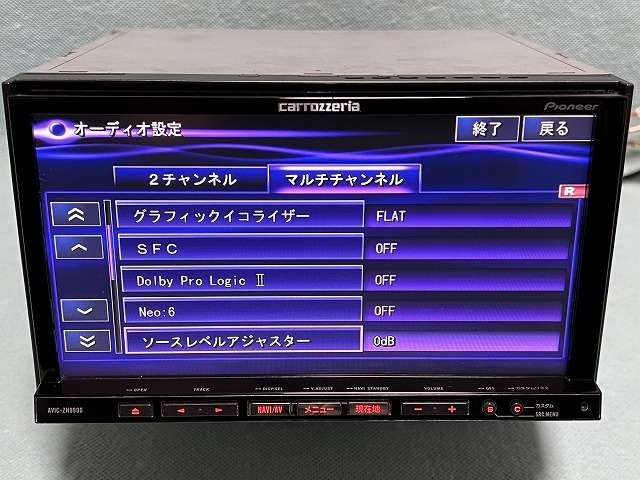 カロッツェリア HDDサイバーナビ AVIC-ZH9900 4X4地デジ 動作OK
