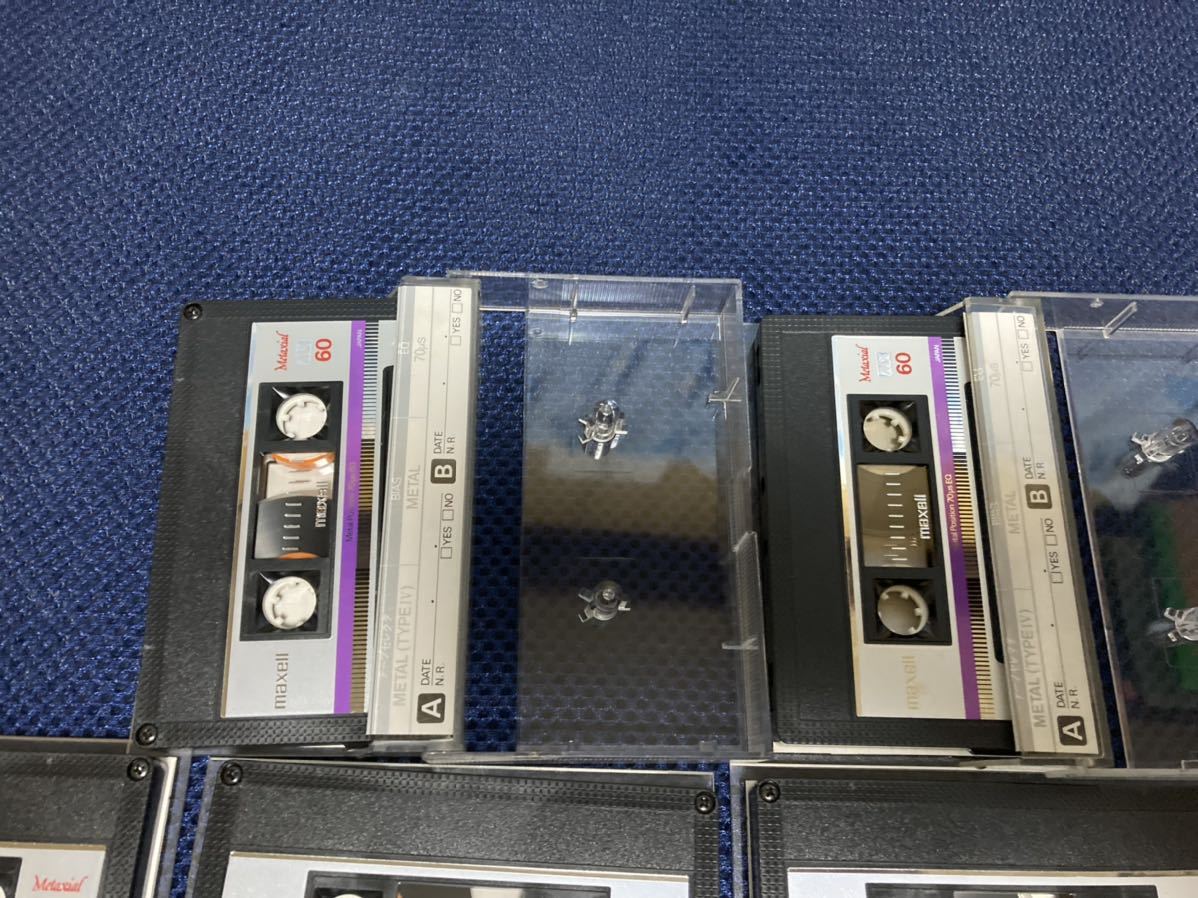 maxell Metaxial METAL カセットテープ メタルテープ MX 60 10本 使用