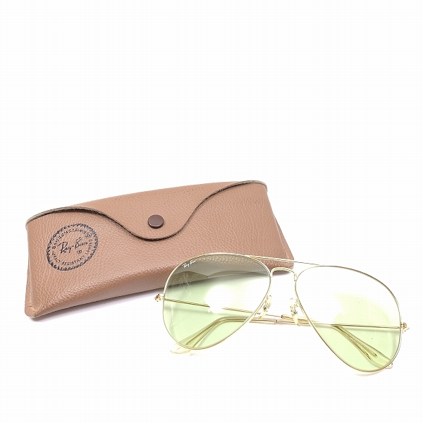 安い，大人気 超 レイバン Ray-Ban いい感じ アビエーター サングラス 62 14 B&L ケース付 A7-019(アビエーター)｜売買されたオークション情報、yahooの商品情報をアーカイブ公開 - オークファン サングラス