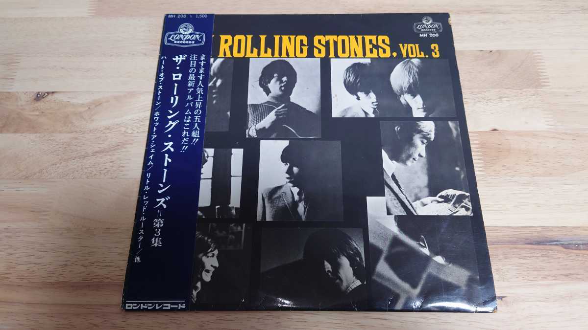 最新作，定番 the Rolling stones vol.3 ローリング ストーンズ MH208 ペラジャケ 稀少帯付(Rolling Stones)｜売買されたオークション情報、yahooの商品情報をアーカイブ公開 - オークファン R