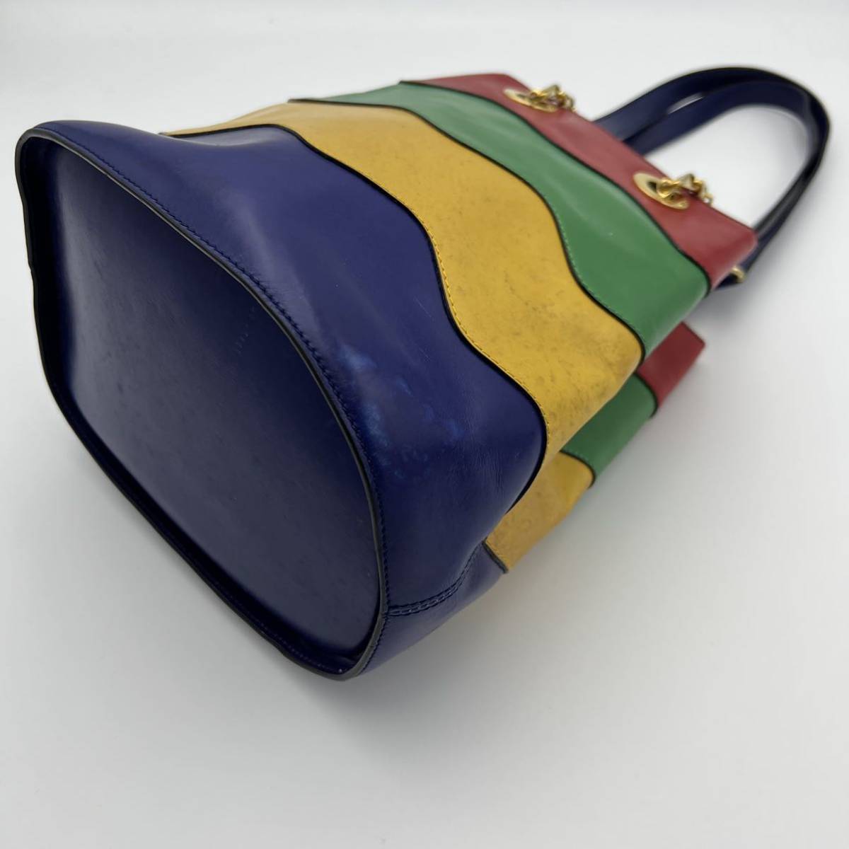 1円【極美品 幻の逸材】セリーヌ CELINE ハンドバッグ マカダム PVC スターボール ゴールド金具 フラップ レザー 本革 ケリー型 ロゴ金具  Yahoo!オークション - 1円～ セリーヌ CELINEセリーヌ バッグ ハンドバ