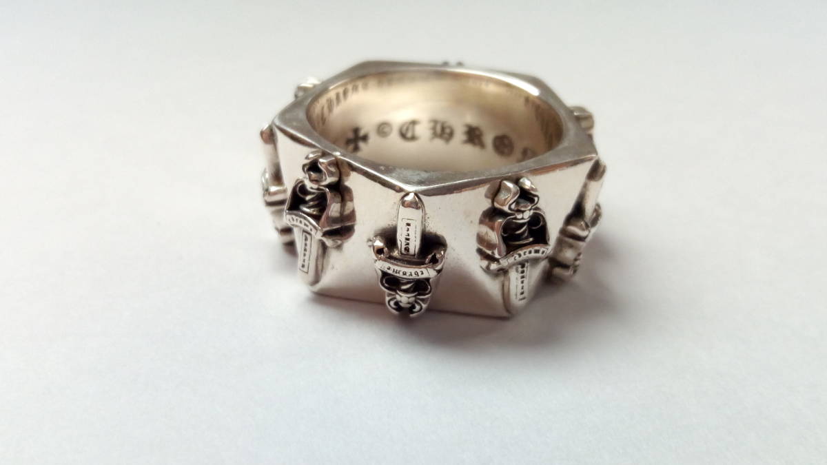 美品CHROME HEARTS クロムハーツペンタゴン リング 約19号