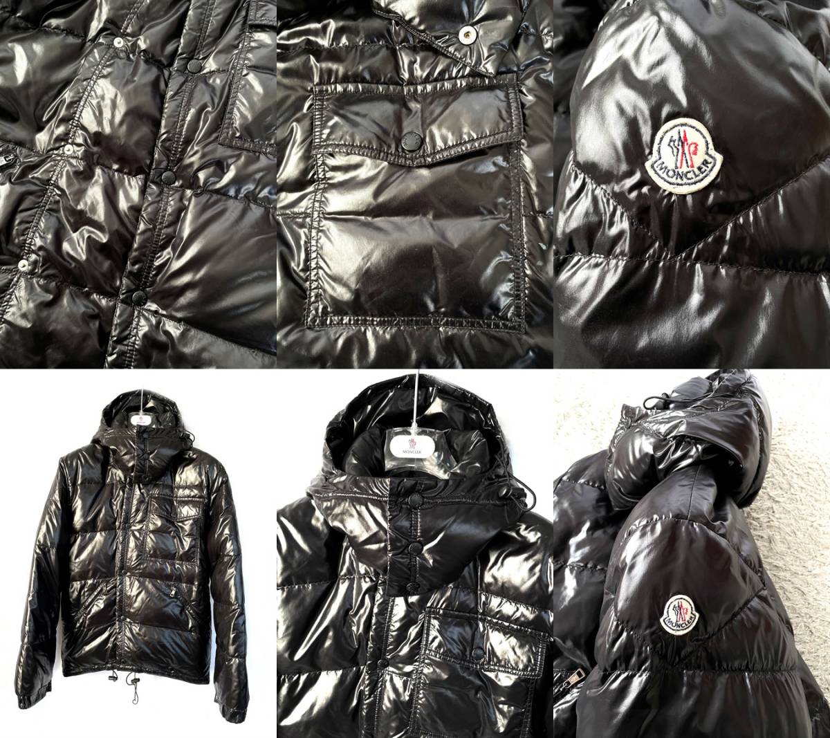 国内正規 カスタマーカード付 MONCLER モンクレール シャイニー 
