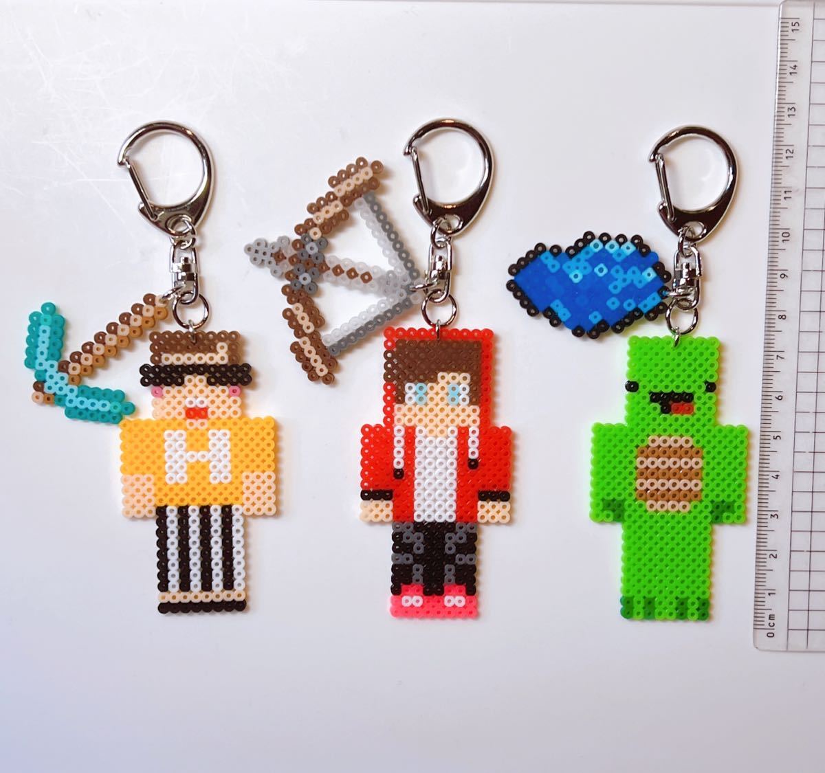 マインクラフト ヒカキン ぜんいち マイッキー3体武器他 ラピスラズリつきキーホルダー その他 売買されたオークション情報 Yahooの商品情報をアーカイブ公開 オークファン Aucfan Com