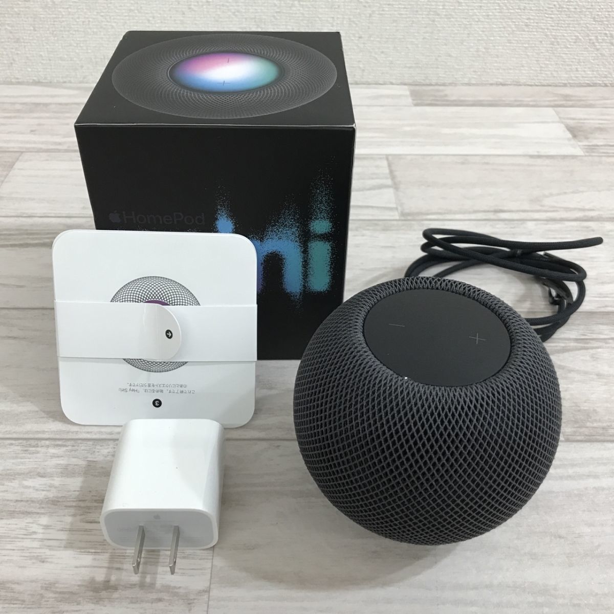 Apple HomePod mini A2374 スペースグレイ MY5G2J/A[P0001]