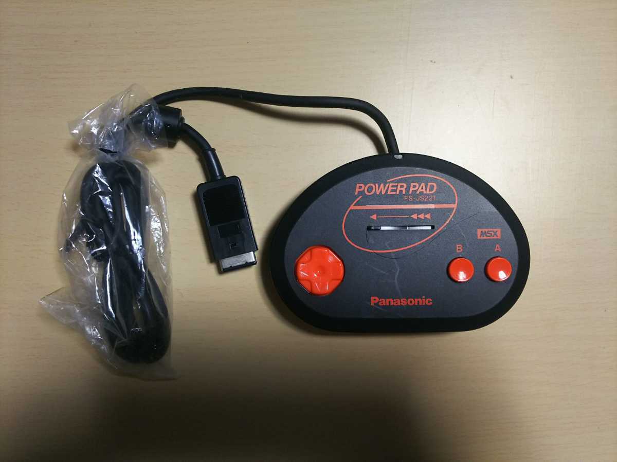 MSX　連射式ジョイパッド　FS-JS221 　Panasonic MSX PAD POWER ジョイパッド」MSX (パソコン) の
