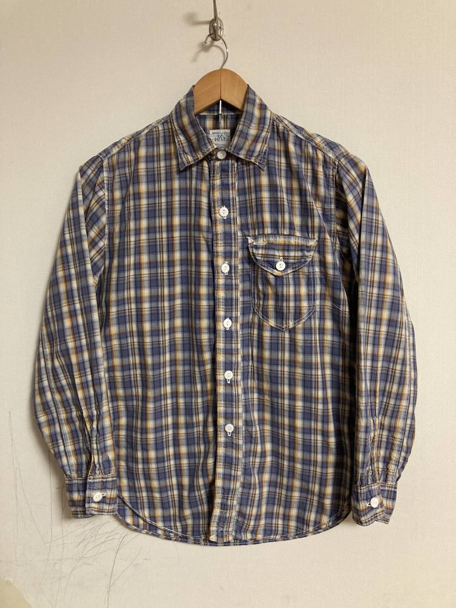 ☆POST OVERALLS ポストオーバーオールズ チェック柄 長袖シャツ USA製