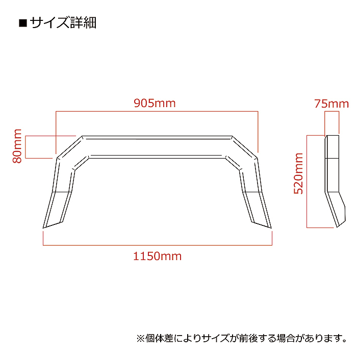 【訳あり】※状態良品 200系 ハイエース 標準 スクエア バンパー ガード ラプター塗装 マットブラック スキッド付き da-11