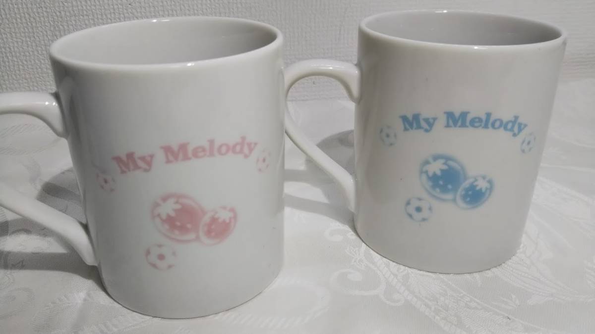 ☆激レア‼️非売品✨ふた付♥マイメロディマグカップ♥2006年当時物✨1点限り☆ ☆サンリオ マイメロディペアマグカップ 未使用箱入り ☆(マイメロディ