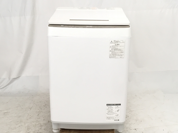 TOSHIBA 東芝 AW-BK10SD8 (W) 全自動洗濯機 ZABOON 2019年製 10.0kg 67L