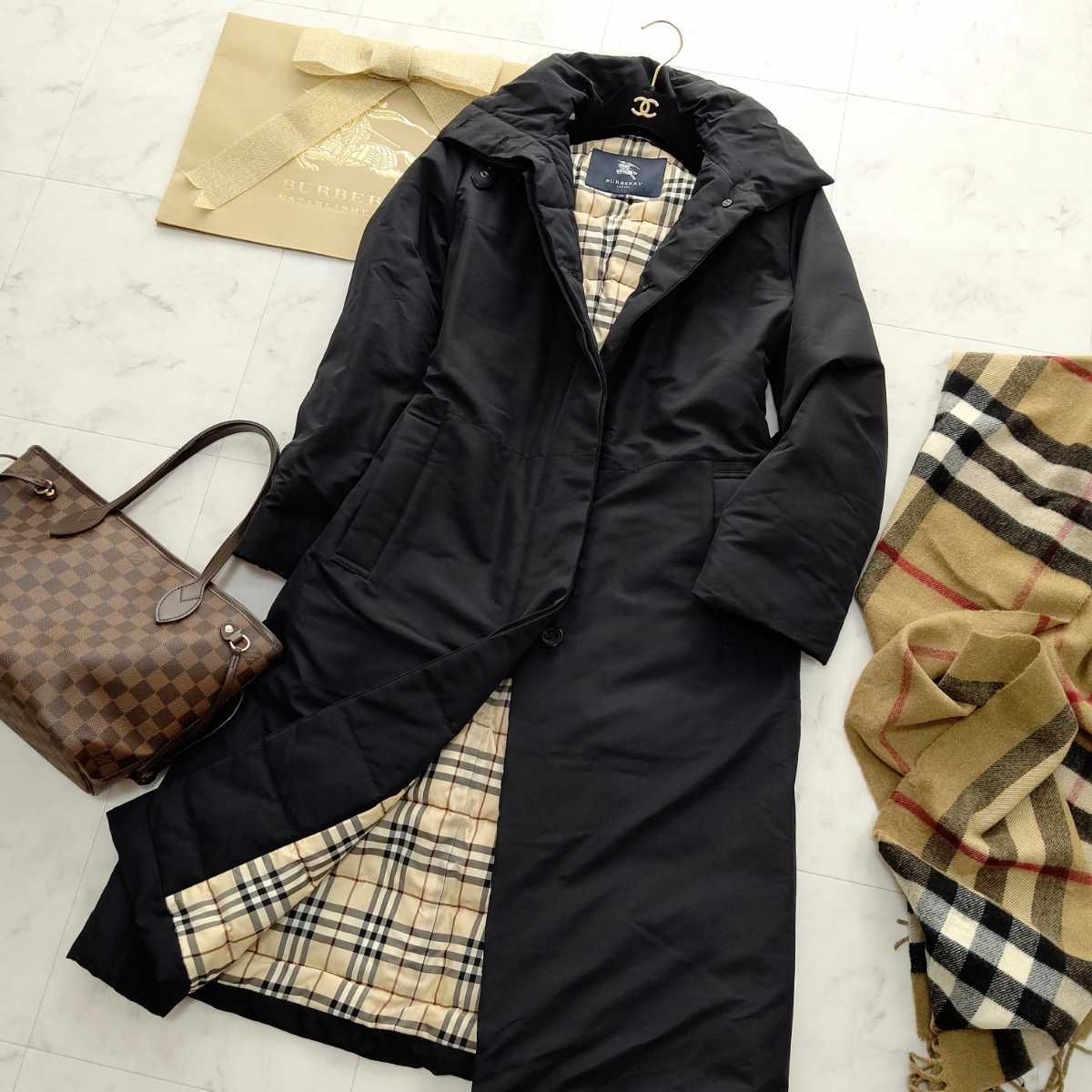 大きいサイズ バーバリー ダウン モッズコート ライナー付 ノバチェック ロング 大きいサイズ バーバリー ダウン モッズコート ライナー付 ノバ