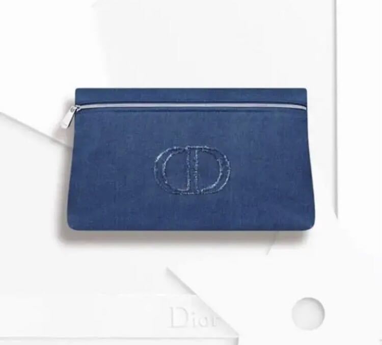 新品未使用☆限定 Dior ディオール デニム ポーチ ☆ノベルティ