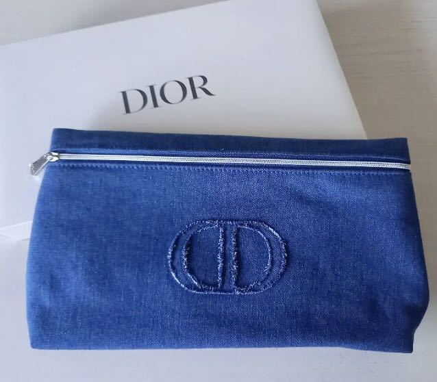新品未使用☆限定 Dior ディオール デニム ポーチ ☆ノベルティ
