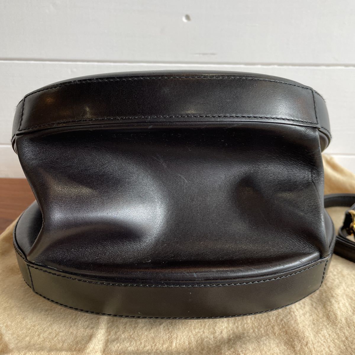 100円～ LOEWE ロエベ ヴィンテージ ラウンド 丸型 アナグラム ロゴ 