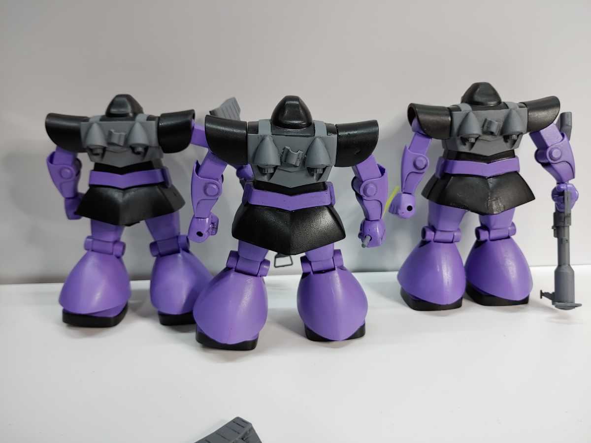 1/144 旧キット ドム 3機セット（トリプルドム） 完成品素人作品