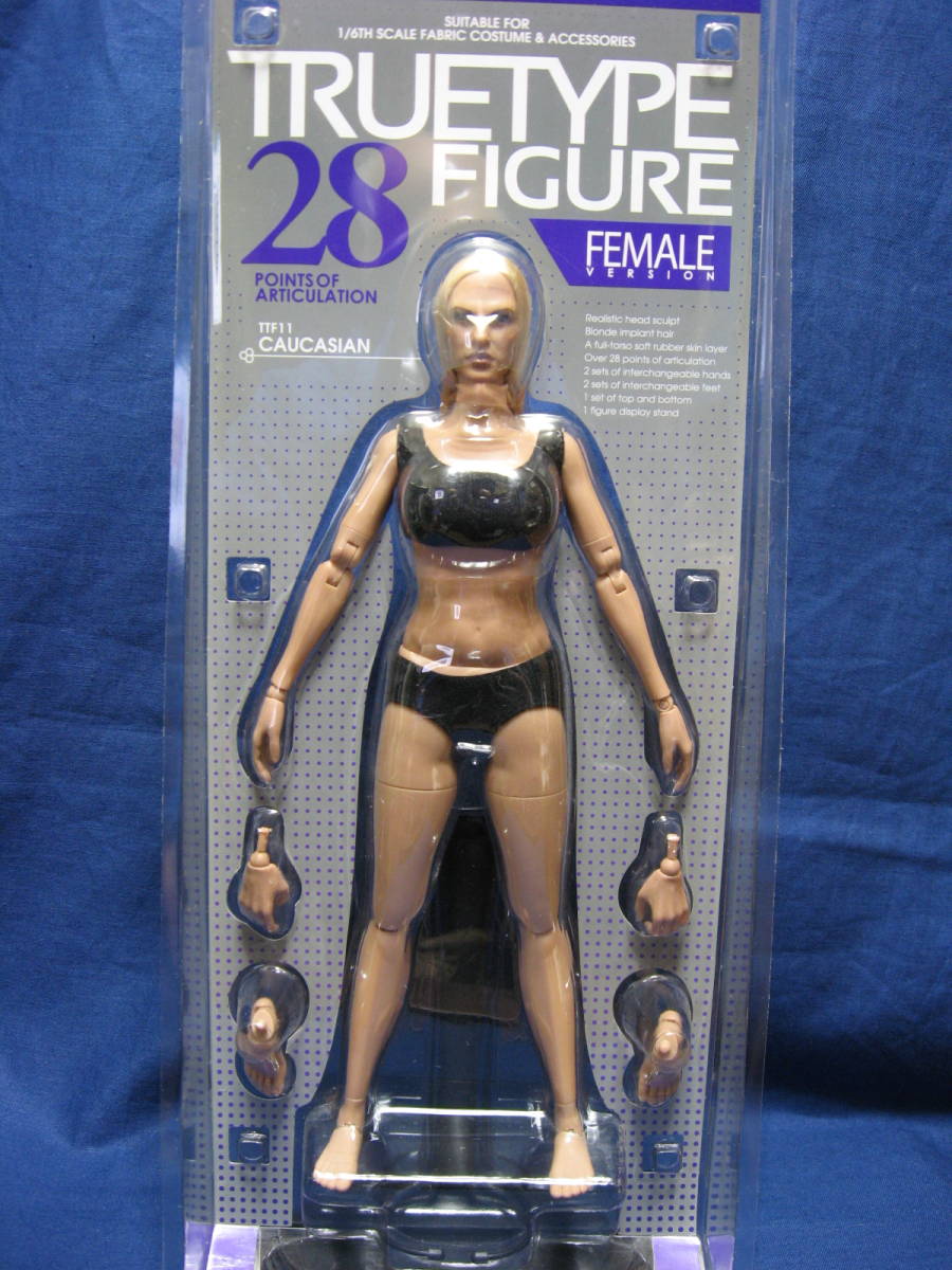 Hot toys 1/6 女性素体 - ホットトイズ・トゥルータイプ] 1⁄6スケール