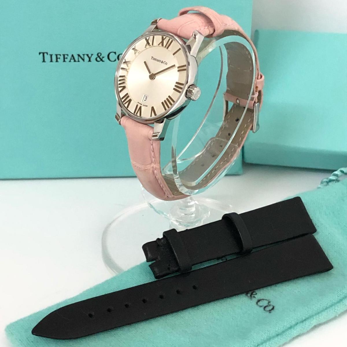 TIFFANY&Co. ティファニー レディース 腕時計 アトラス スペアベルト付 TIFFANY&Co. ティファニー レディース 腕時計 アトラス スペアベルト付