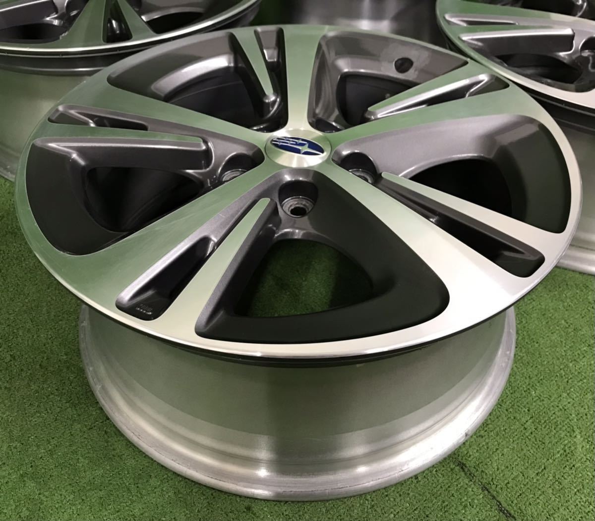 ☆SUBARU スバル レヴォーグ純正 ENKEI製 M.A.T製法 17インチ 17×7J +55