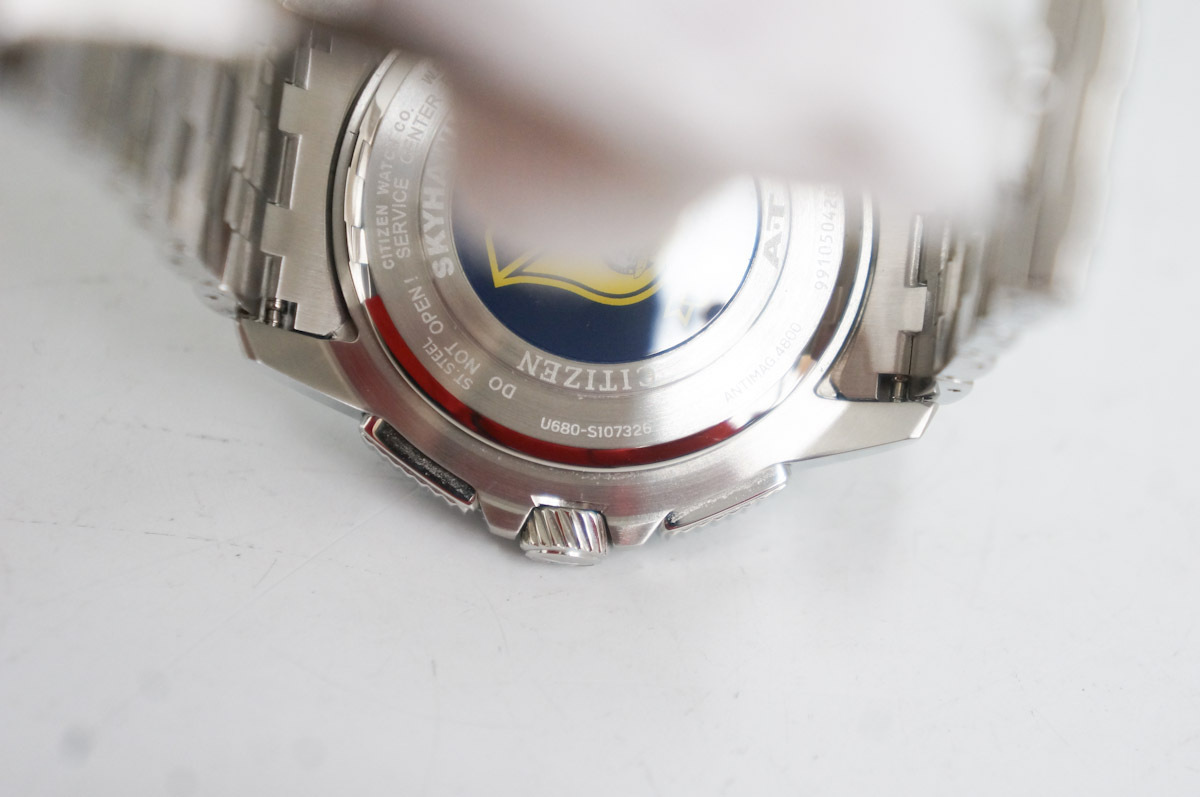 美品】 CITIZEN シチズン プロマスター PROMASTER クロノグラフ ブルー 