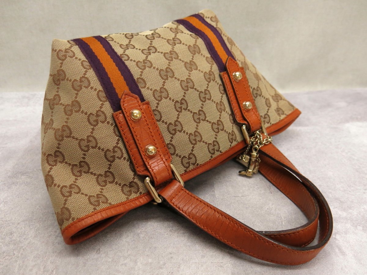 超美品○GUCCI グッチ○シェリー○GG キャンバス カーフ レザー 本革 