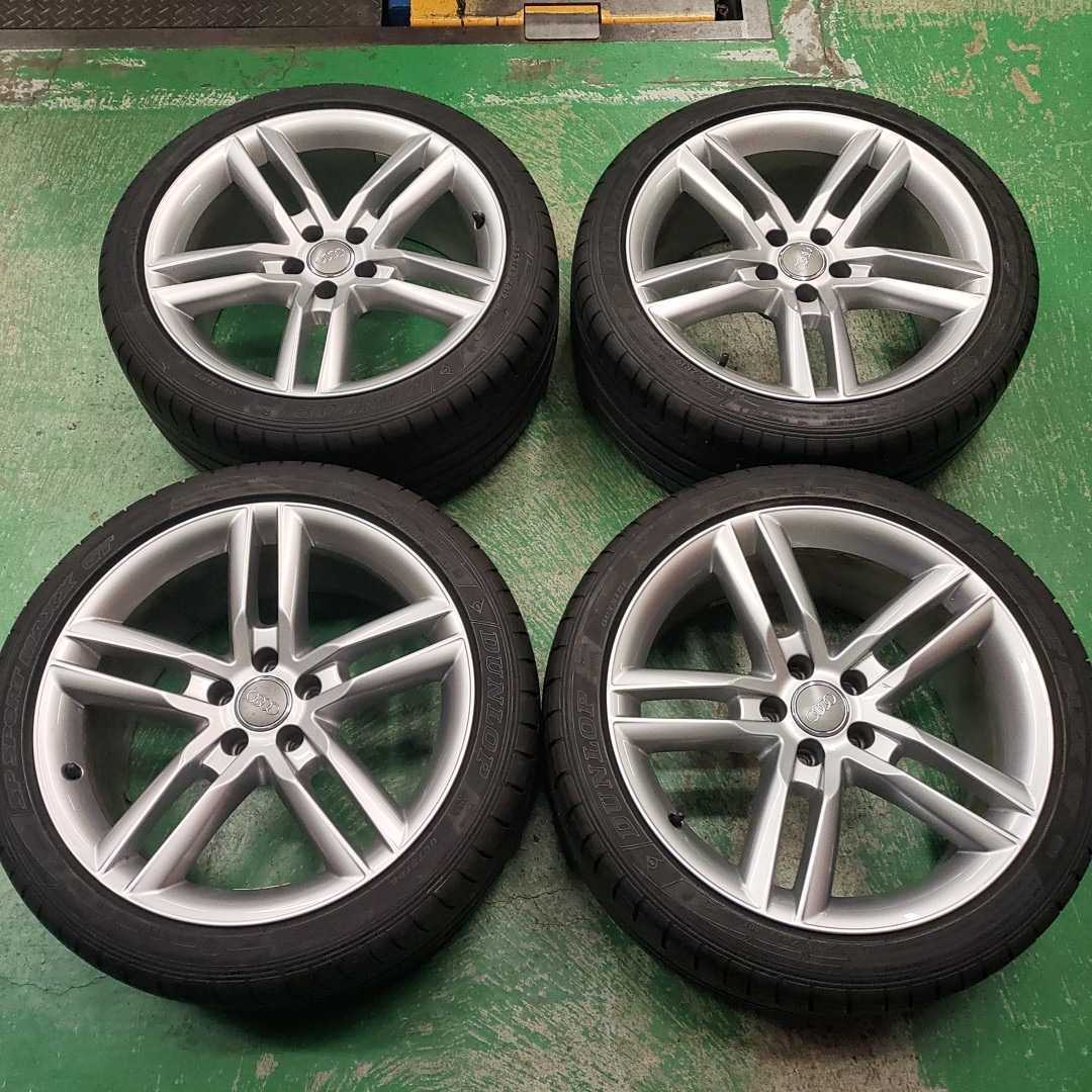 お買い得，豊富な アウディ Audi a7 スポーツバック Sライン 純正 ホイール ダンロップ SP Sports max 255/ 40R19 タイヤセット(ラジアルタイヤ)｜売買されたオークション情報、yahooの商品情報をアーカイブ公開 - オー 5穴