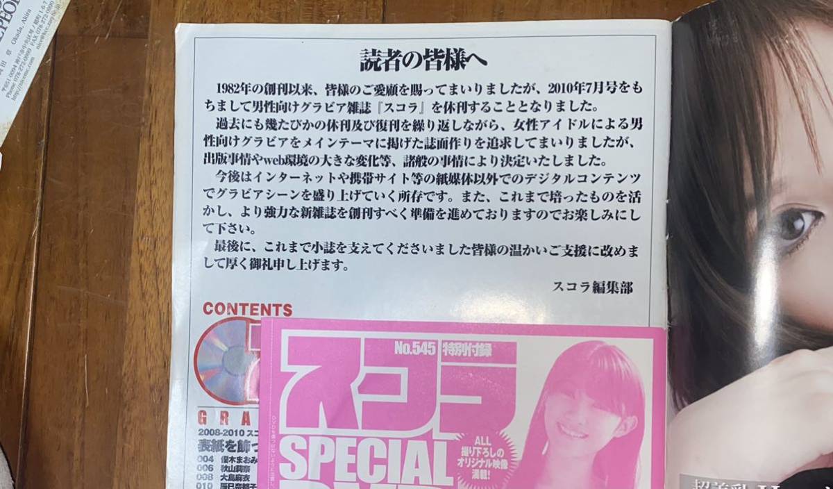 スコラ 最終号 中古(アイドル、芸能人)｜売買されたオークション