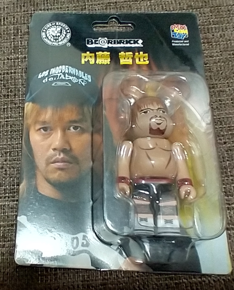 ☆新品未使用 未開封 新日本プロレス 内藤哲也 BE@RBRICK ベアブリック 