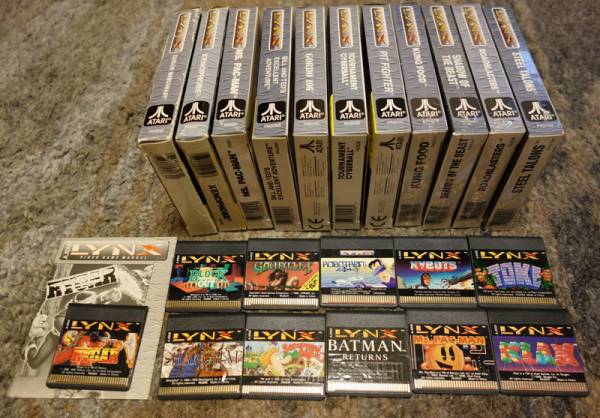 atari lynx アタリ リンクス 専用ソフト22本セット未開封品あり(携帯型