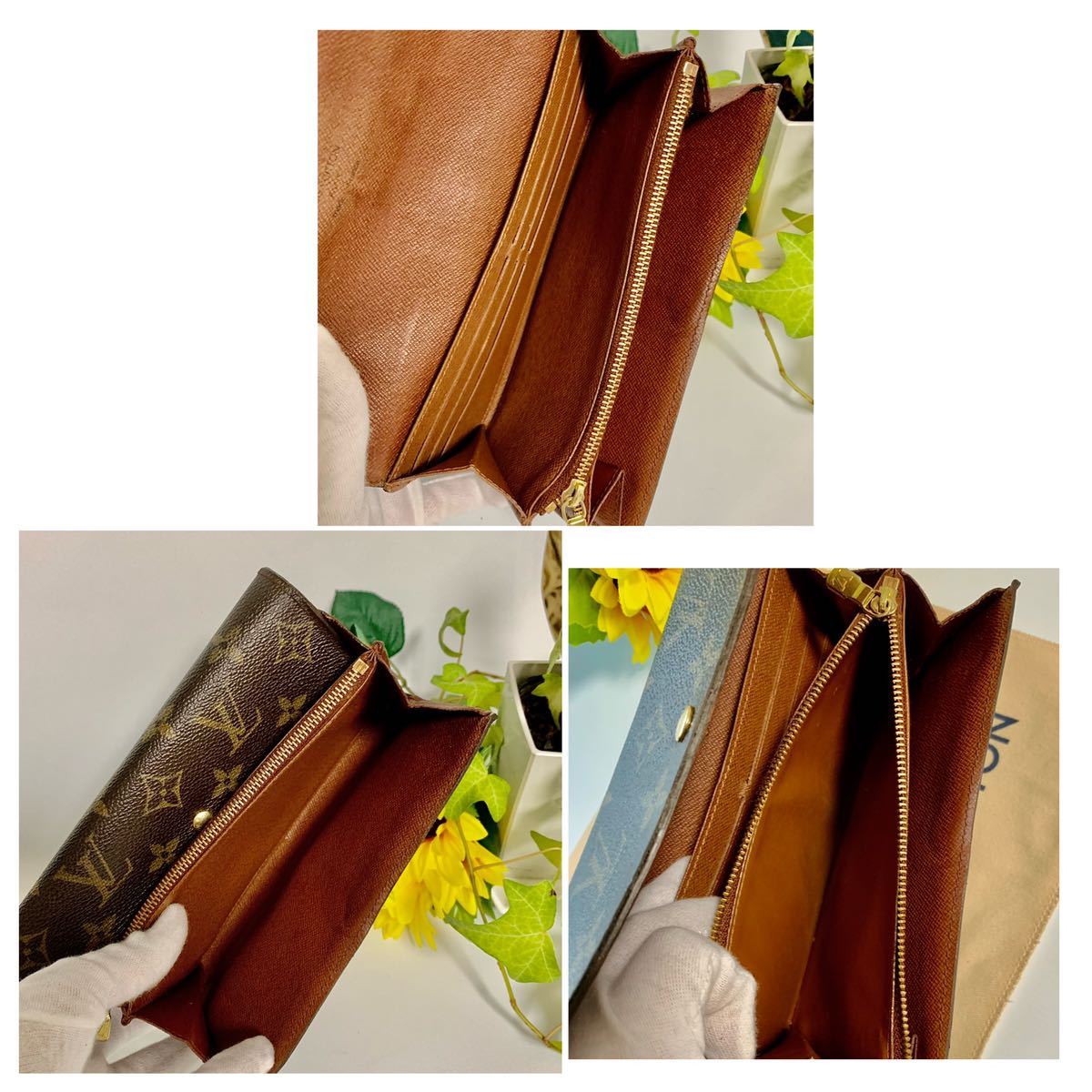 LOUIS VUITTON 長財布 ルイヴィトン モノグラム ポルトフォイユ サラ