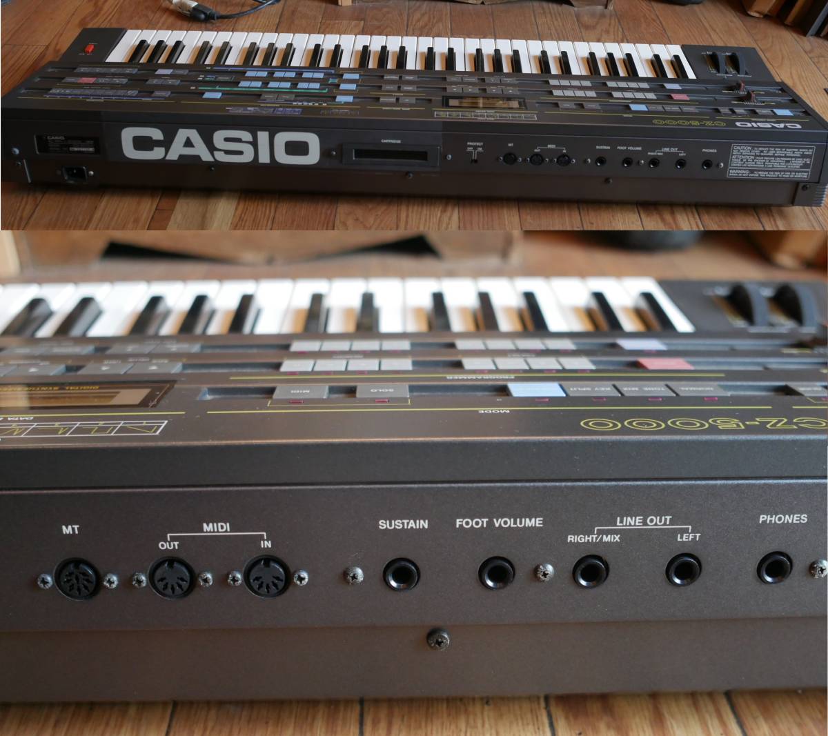 【希少】CASIOシンセサイザー　CZ-5000 、ケース付き【レア】 希少】CASIOシンセサイザー CZ-5000 - メルカリ
