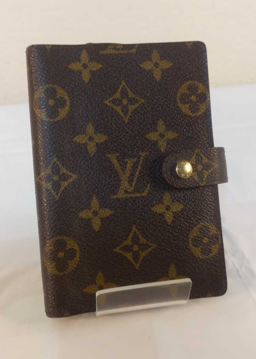 ルイヴィトン LOUIS VUITTON モノグラム アジェンダPM 手帳カバー 定規