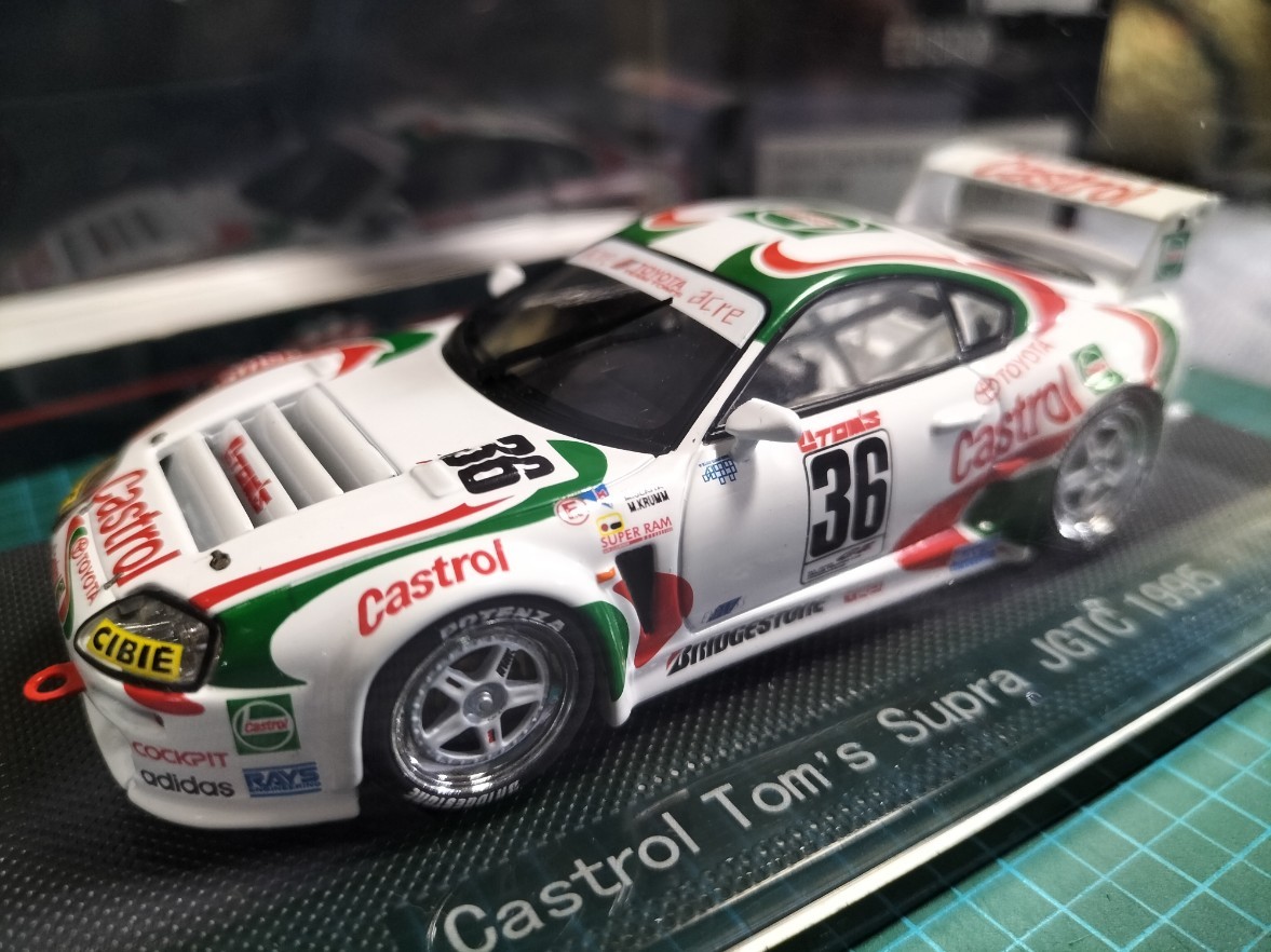 絶版！古いタミヤXB ランエボⅥ WRC、カストロール トムス スープラ