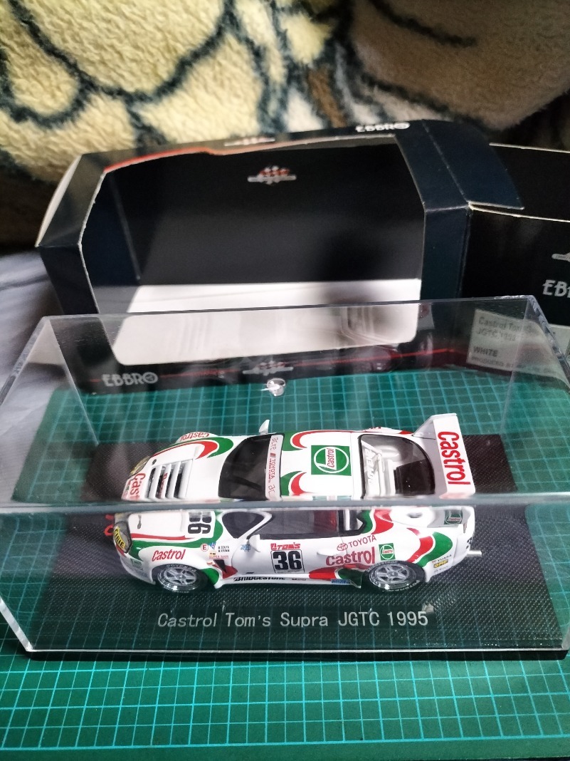 おもちゃ 保護ケース付 希少 エブロ カストロールトムススープラ 2001