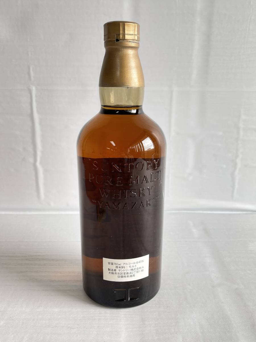 MK0401-44I 山崎 SUNTORY PURE MALT WHISKY 760ml 43％ サントリー
