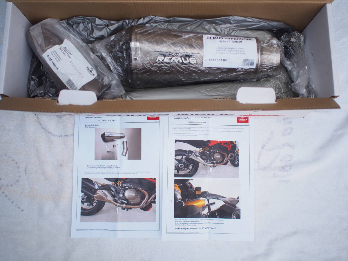 限定SALE，大得価 DUCATI ドウカティ モンスター１２００用 レムススリップオンマフラー チタン(ドゥカティ用)｜売買されたオークション情報、yahooの商品情報をアーカイブ公開 - オークファン ドゥカティ用