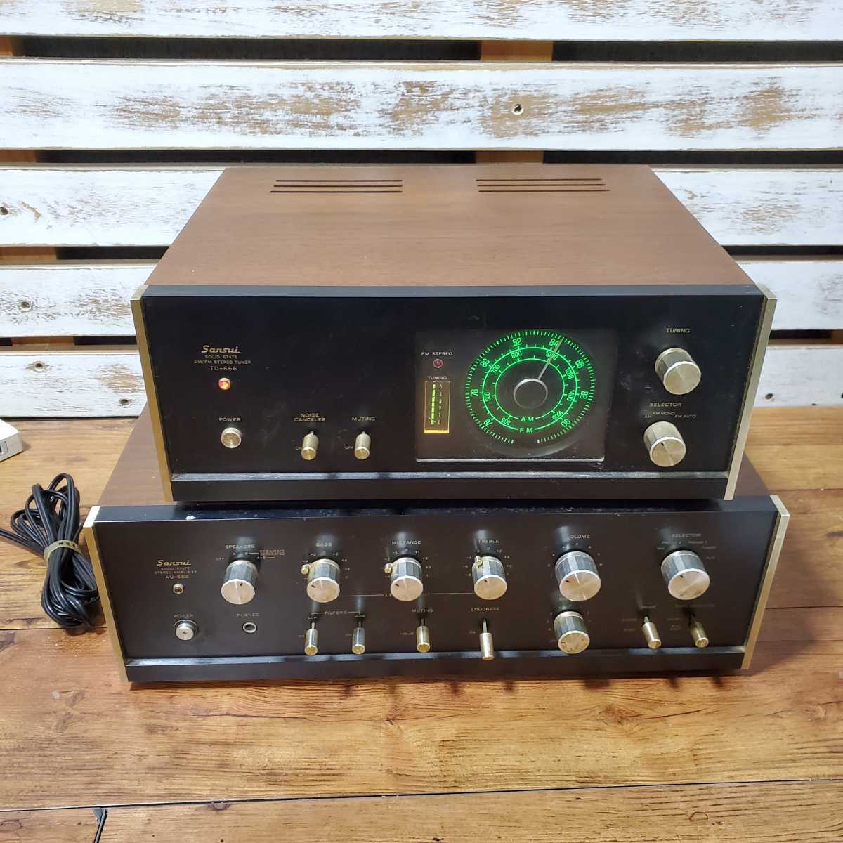 the - サンスイ Sansui | AU-666 Tuner Audio Hill Holt – SOLD Amp