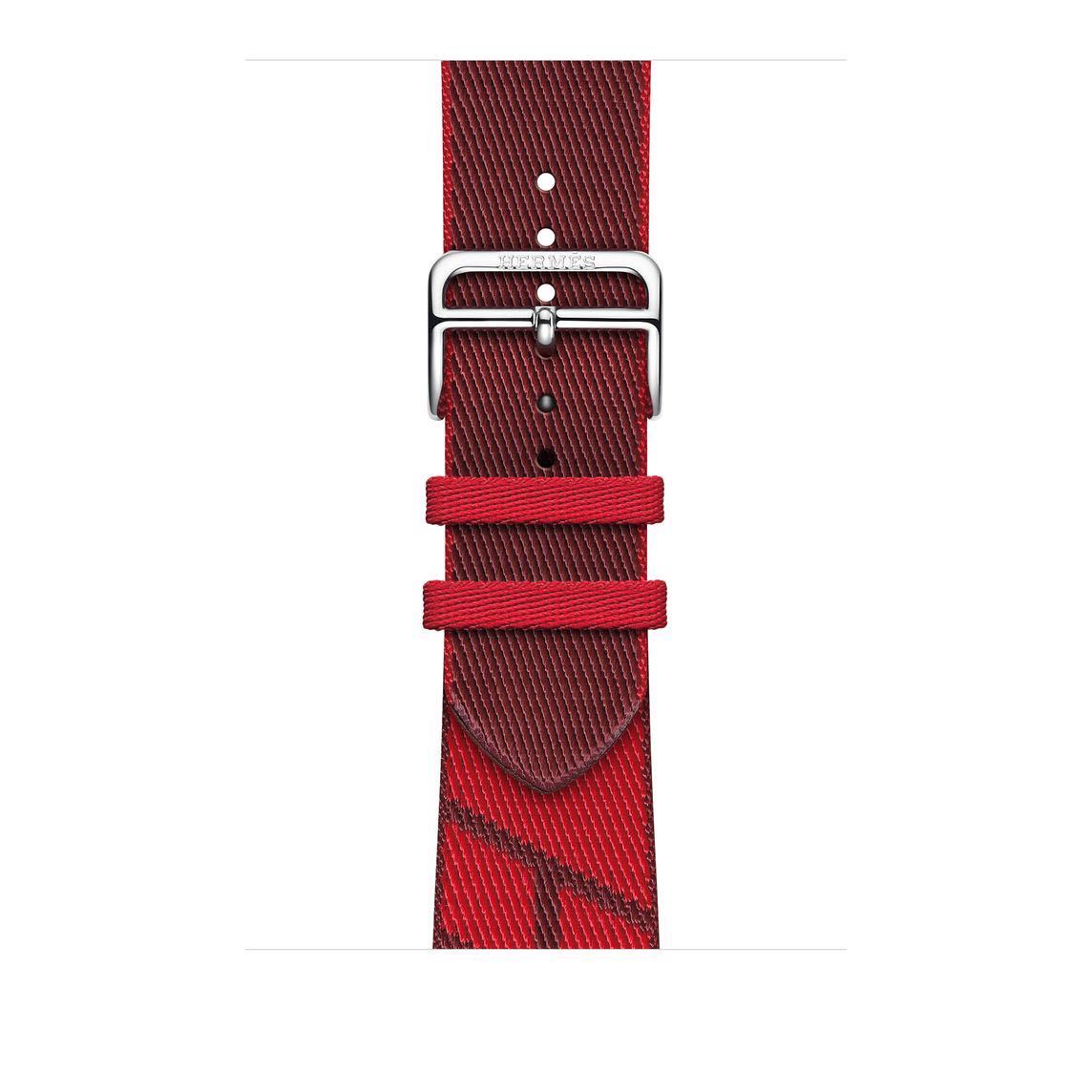 HOT，低価 HERMES エルメス Apple Watch Herms 44mm ケース用 ジャンピング ルージュ ドゥ クール/ルージュH シンプルトゥールストラップ(アクセサリー)｜売買されたオークション情報、yahooの商品情報をアーカ アクセサリー