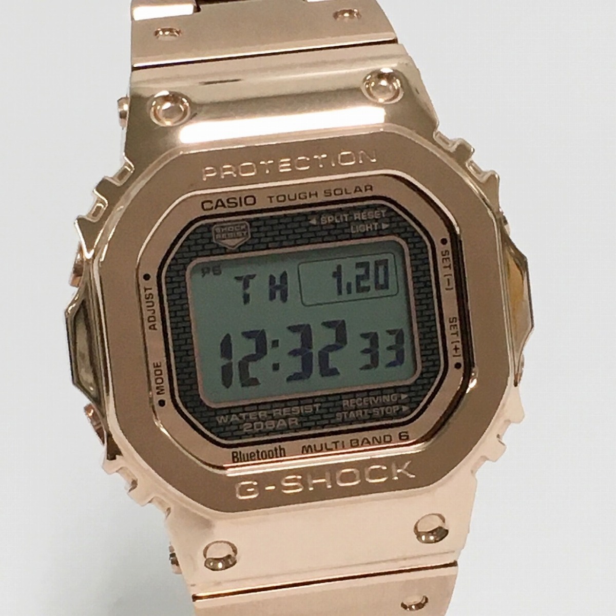 中古】CASIO G-SHOCK 腕時計 GMW-B5000GD-4JF ローズゴールド