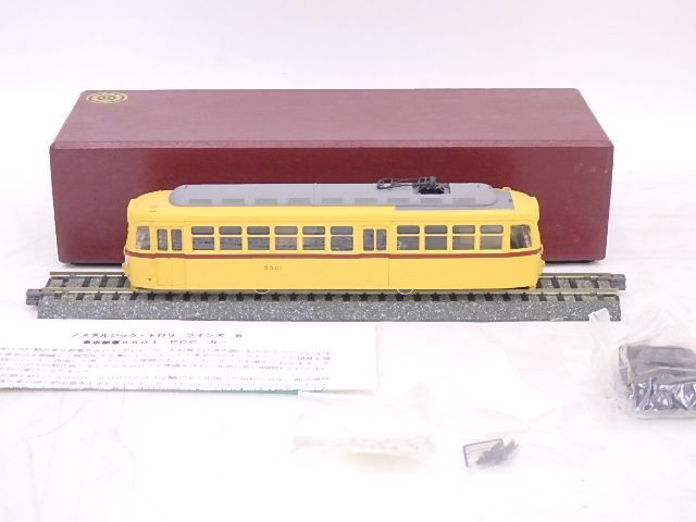 【2026，限定セール】 ムサシノモデル 鉄道模型 HOゲージ ノスタルジック トロリーラインズ 東京都電 5501形 PCC カー イエロー 元箱付 &sect; 64538-2(私鉄電車)｜売買されたオークション情報、yahooの商品情報をアーカ 私鉄電車